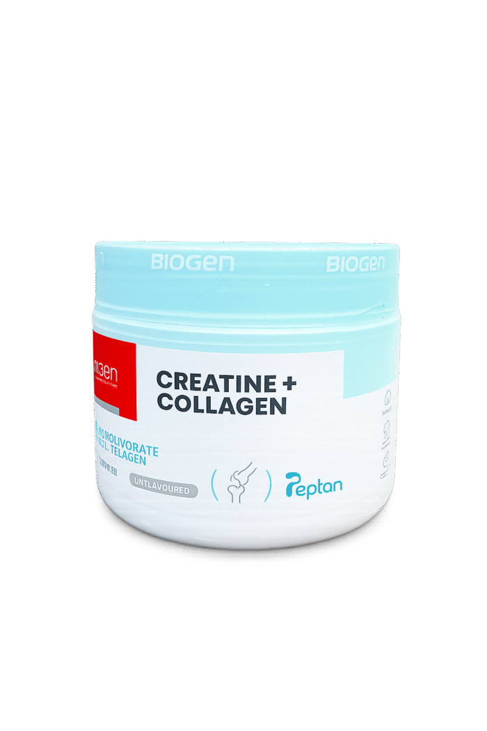 Creatina e colágeno Biogen BIOGEN CREATINE + COLLAGEN (PEPTAN)- UNFLAVOURED POWDER
