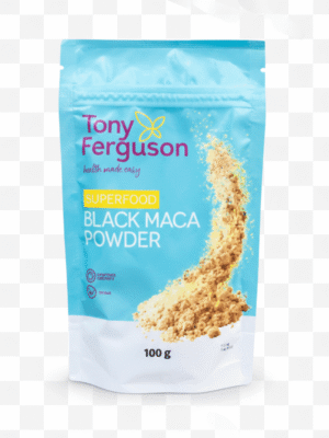TONY FERGUSON  SUPERFOOD BLACK MACA POWDER - 100G