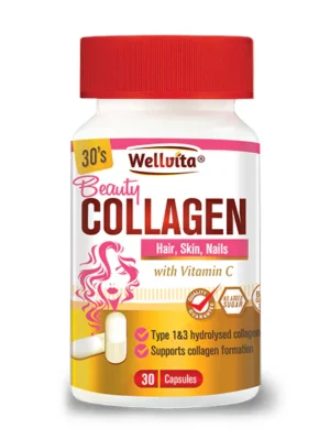 Beauty COLLAGEN Hair,Skin,Nails with Vitamin C 30 Capsules