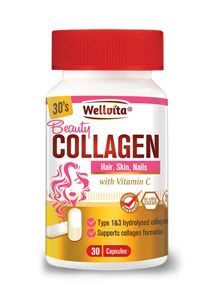 Beauty COLLAGEN Hair,Skin,Nails with Vitamin C 30 Capsules