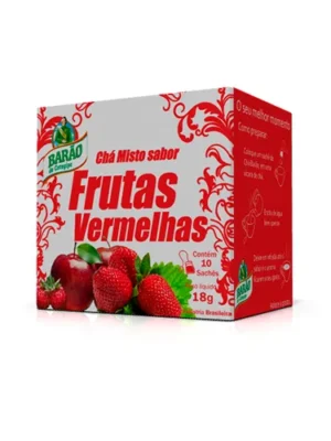 Barão do Cotegipe Chá Misto Sabor Frutas Vermelhas 13g c/10