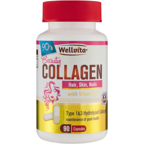 download (2) Beauty COLLAGEN Hair,Skin,Nails with Vitamin C 90 Capsules