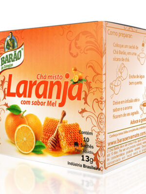 Chá de Laranja com Mel Barão 13g