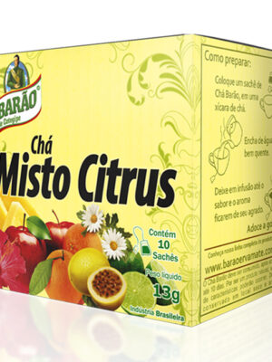 Chá Misto Citrus Barão 10 Unidades 13g