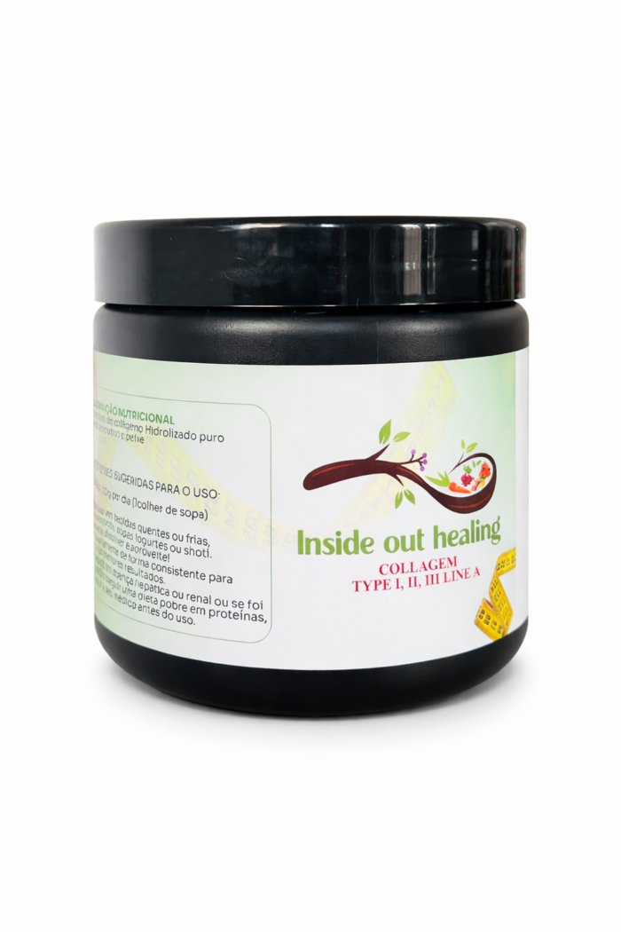 Colágeno Inside Out Healing  Collagem type I,II;III line A 250G