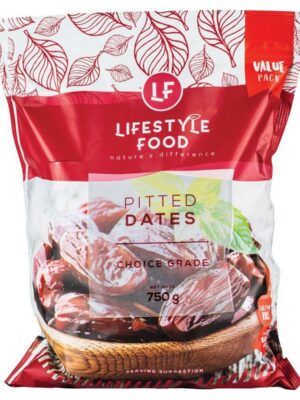 Lifestyle Food Dried Fruit 750g Pitted Dates