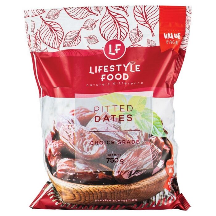 Lifestyle Food Dried Fruit 750g Pitted Dates