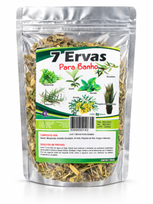 Chá 7 ervas para banho