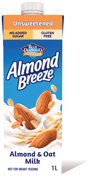 Almond Breeze Unsweetened Almond & Oat Milk 1L