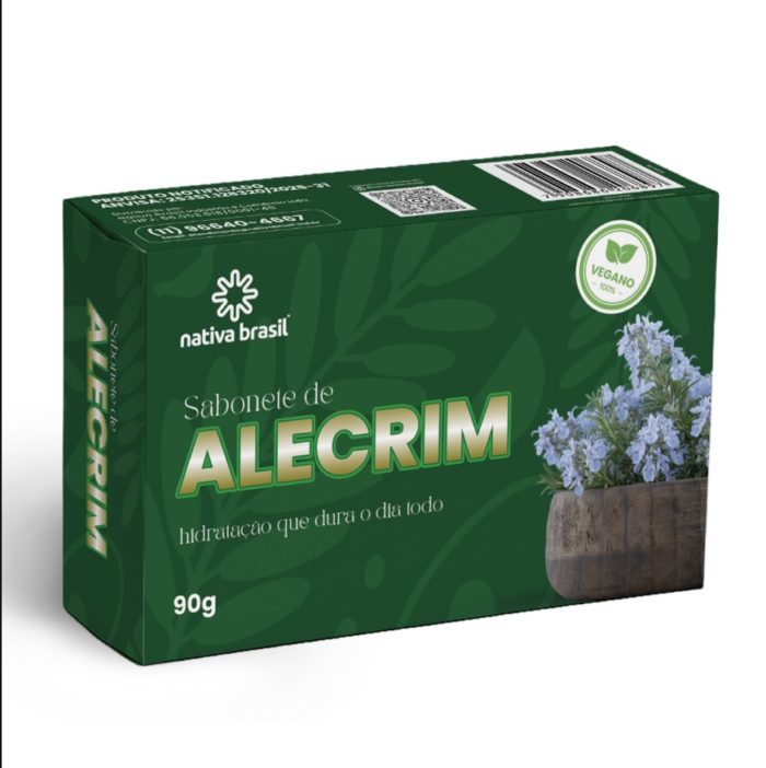 Sabonete Alecrim - Nativa Brasil - 90g
