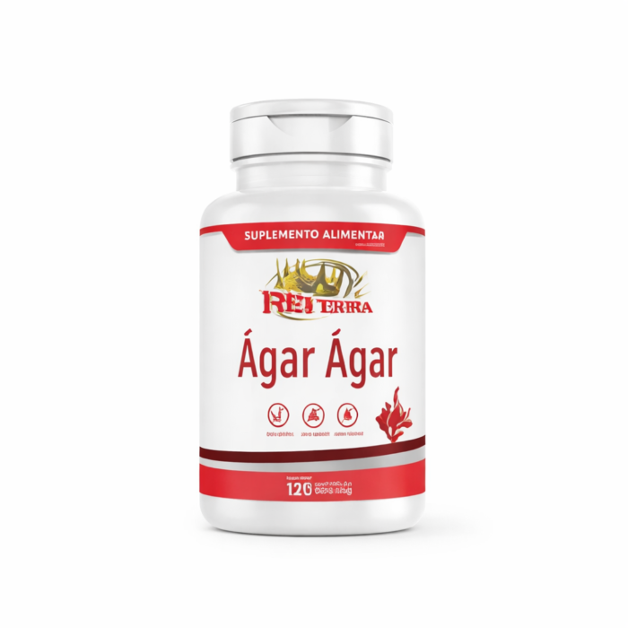 Ágar Ágar 500mg da Rei Terra