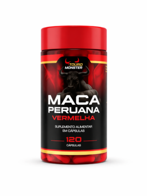 A Maca Peruana Vermelha Touro Monster (120 cápsulas)