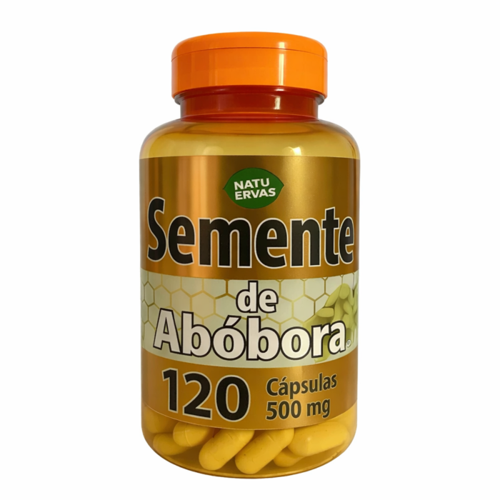 Semente de Abobora Natu Ervas - 120 Cápsulas