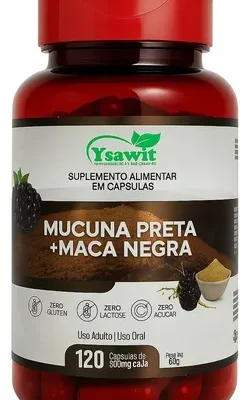 Mucuna Preta e Maca Negra (Ysawit) 120capsulas