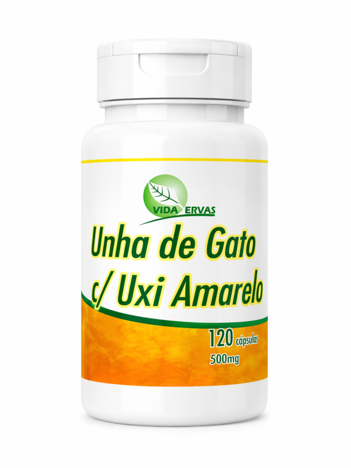 Unha de Gato c/ Uxi Amarelo 500mg