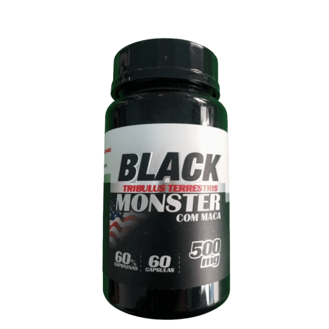 Tribulus Terrestris com Maca Peruana 500mg (120 Cápsulas) - Black Monster