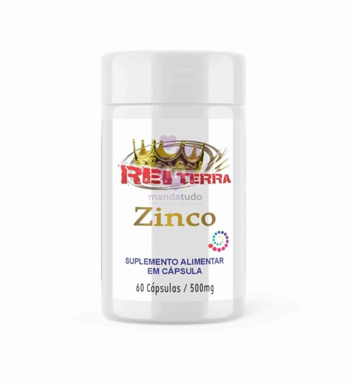 REI TERRA ZINCO 60 CAPSULAS 500MG