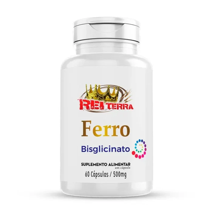 REI TERRA FERRO BISGLICINATO 60 CAPSULAS 500MG