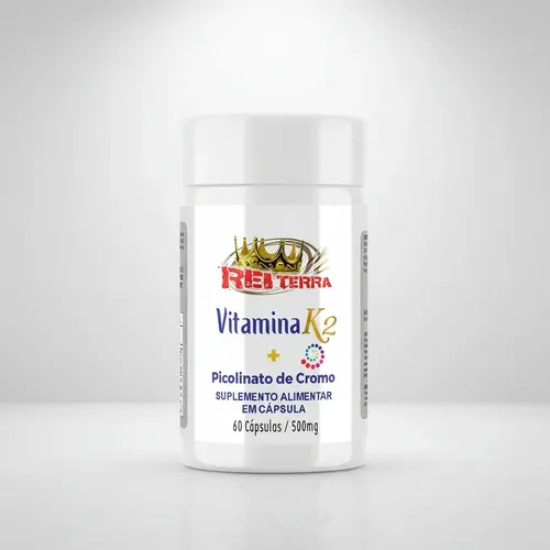 REI TERRA VITAMINA K2+PICOLINATO DE CROMO 60 CAPSULAS 500MG