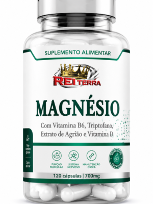REI TERRA MAGNESIO CLORETO DE MAGNESIO MAGNESIO QUELATO DIMAGNESIO MALATO+VITAMINA D 30 CAPSULAS 750MG