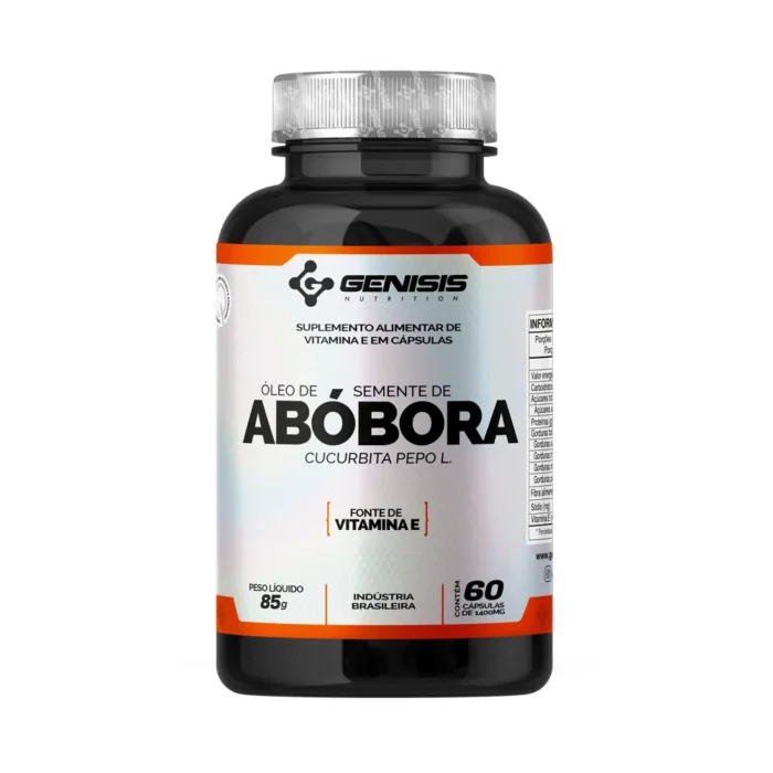 ÓLEO DE SEMENTE DE ABÓBORA - 60 CÁPSULAS SOFTGEL